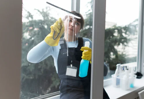 Nettoyage de vitres intérieures et extérieures à Champeix